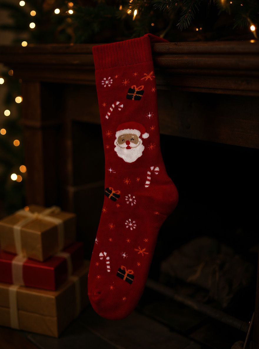 12 Çift Yılbaşı Özel Premium Çorap-EKONOMİK SET